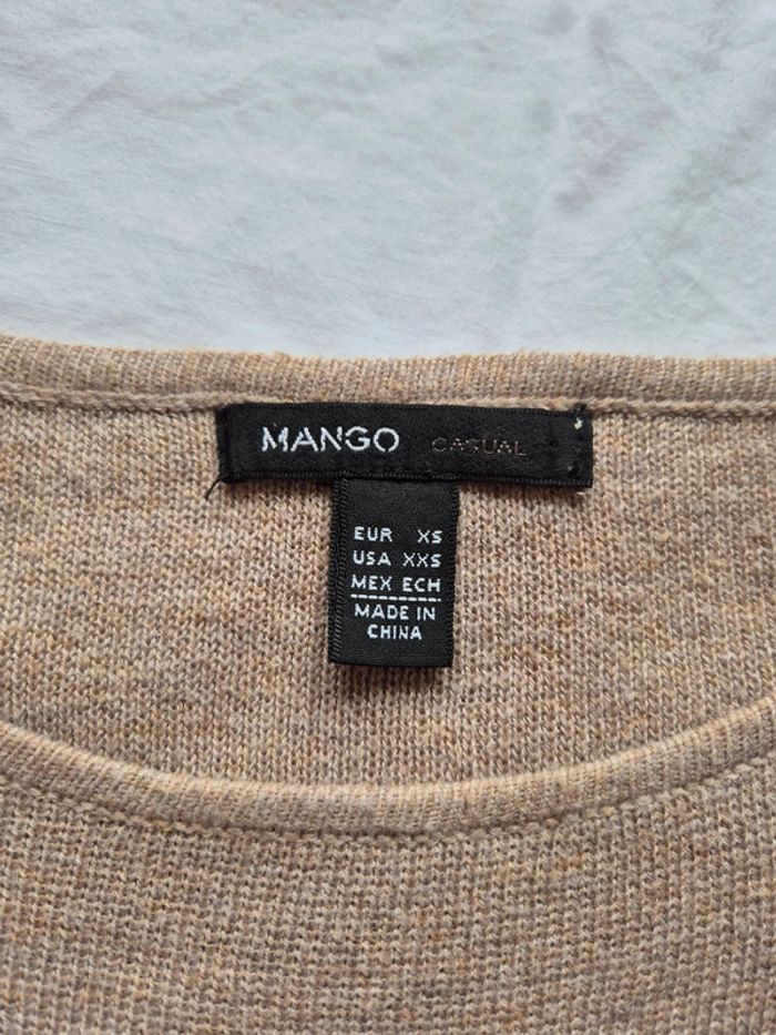 Pull beige mango taille xs - photo numéro 4