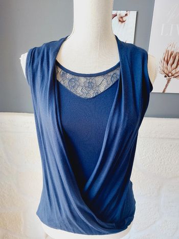 Top bleu marine