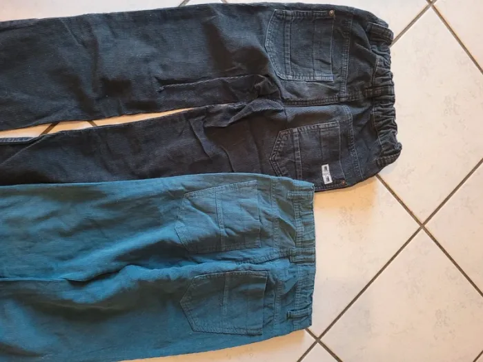 Lot pantalons velours garçon - photo numéro 4