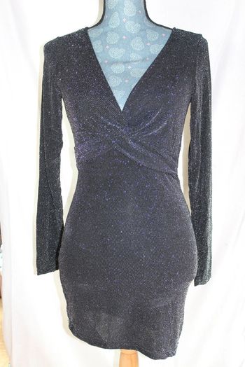 Sublime robe noir argenté H&M