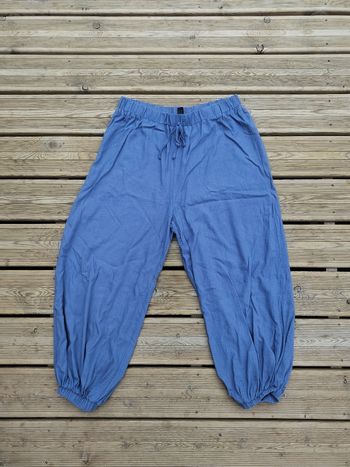Pantalon taille haute fluide bleu 1XL – Shein curve – Bon état taille 46