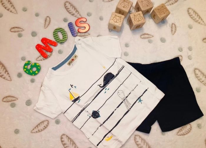 Ensemble bébé garçon 6 mois
