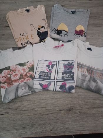 Lot maillot longue manche