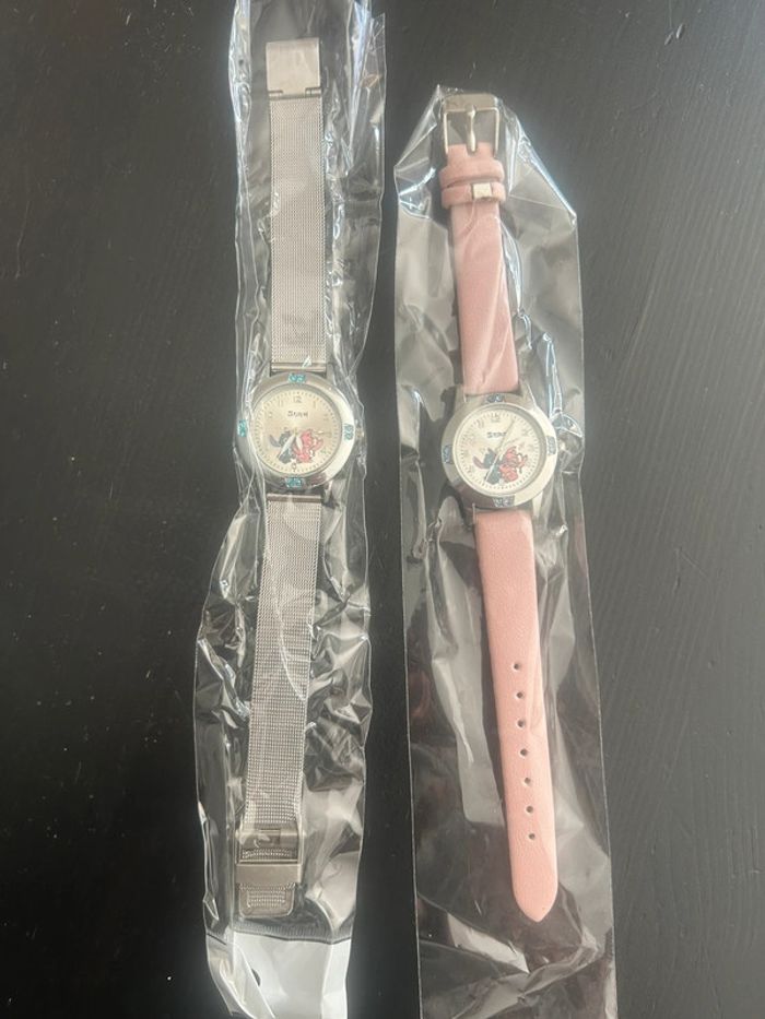 Lot de 2 montres Stitch neuves
