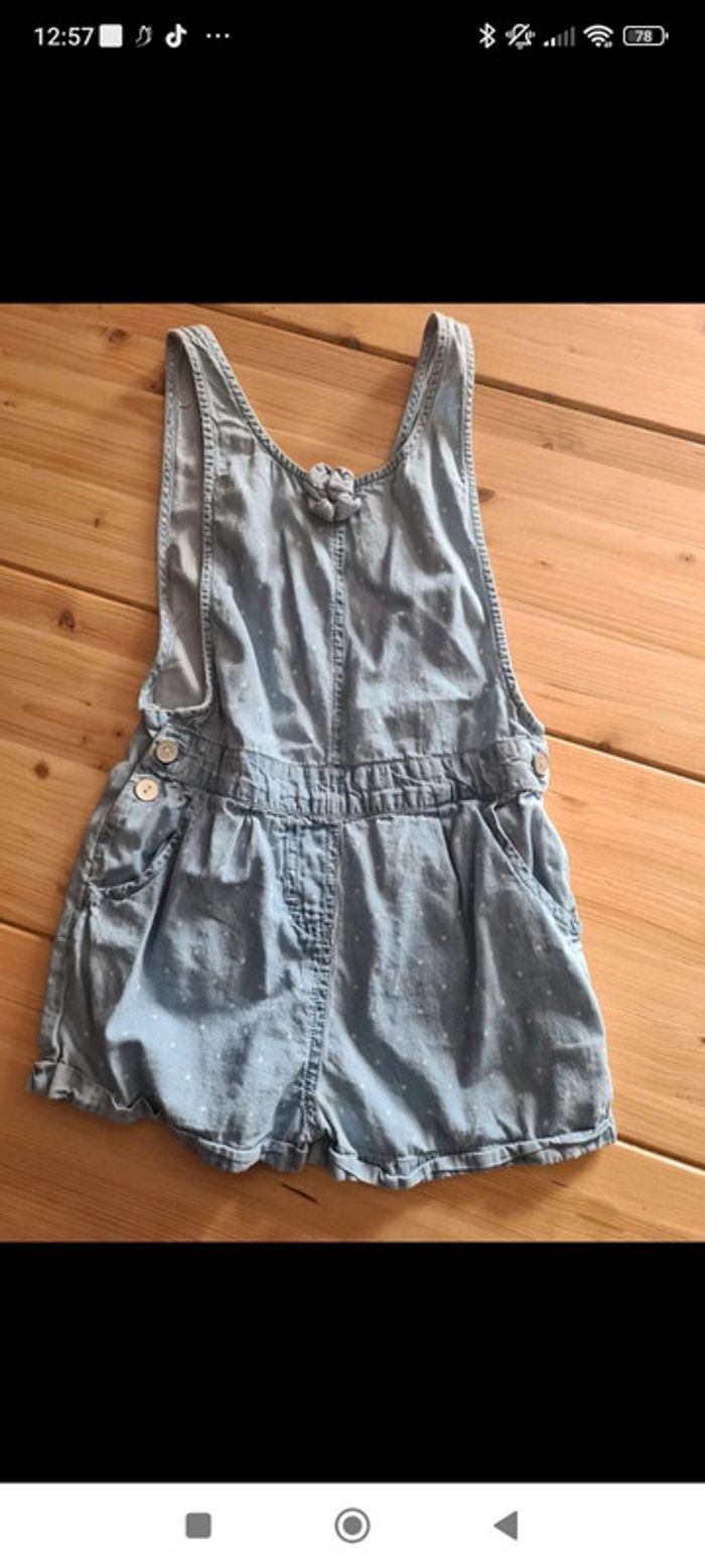 Combi short salopette