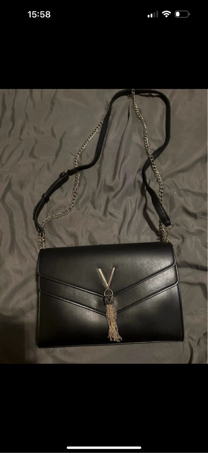 Sac noir en bandoulière Mario Valentino - photo numéro 2