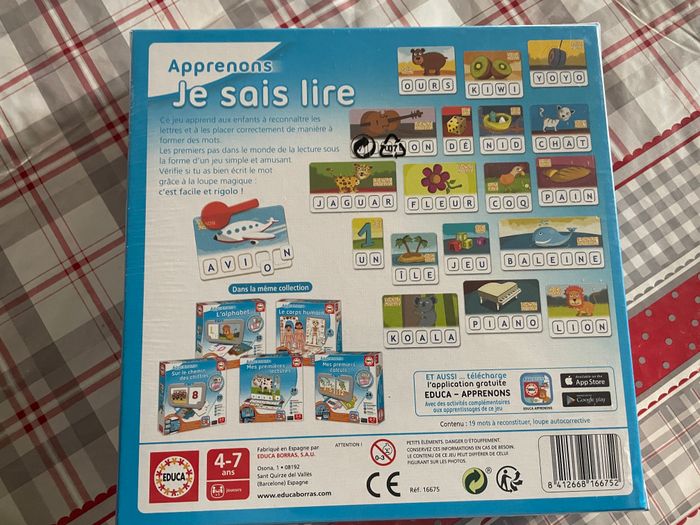 Jeu pour apprendre à lire - photo numéro 2
