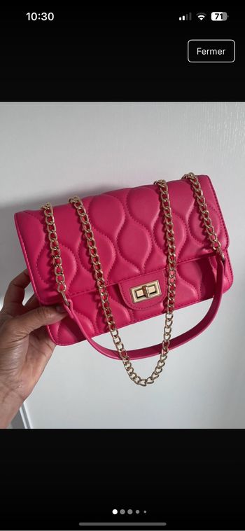 SAC MATELASSÉ ROSE