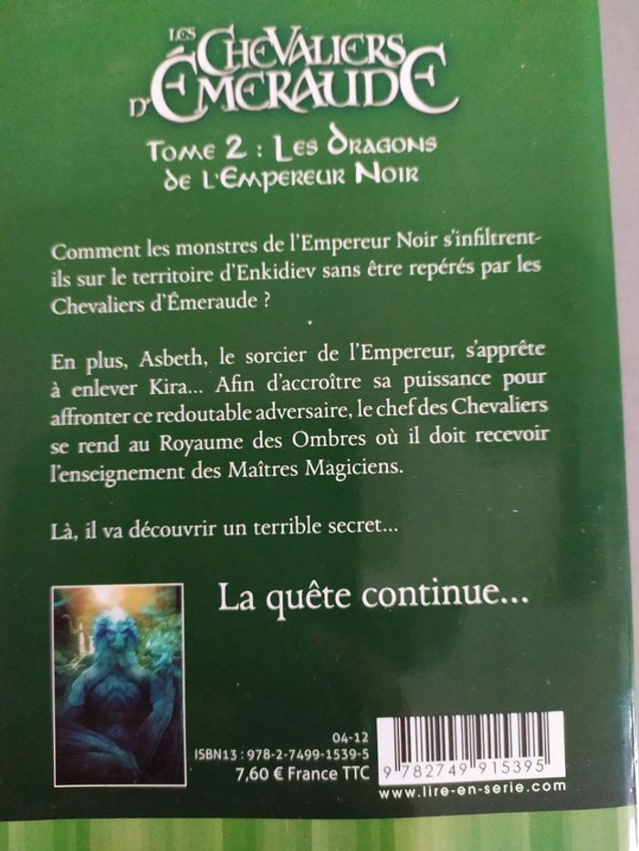 Les chevaliers d'émeraude Tomes 1 et 2 - photo numéro 4