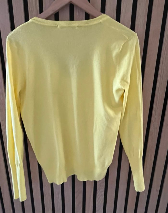 Pull jaune Liu Jo taille S comme neuf - photo numéro 3