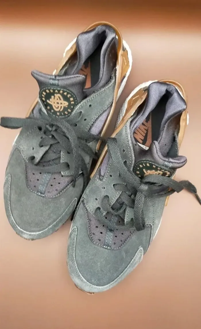 Basket nike air huarache, noir, pointure 40 - photo numéro 6