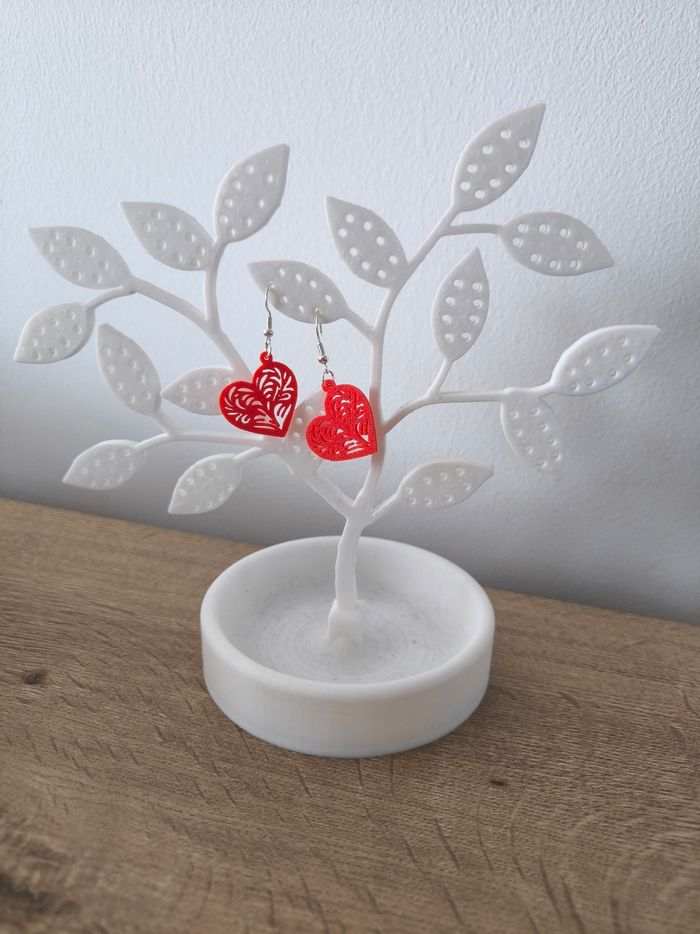 Boucles d'oreilles impression 3D