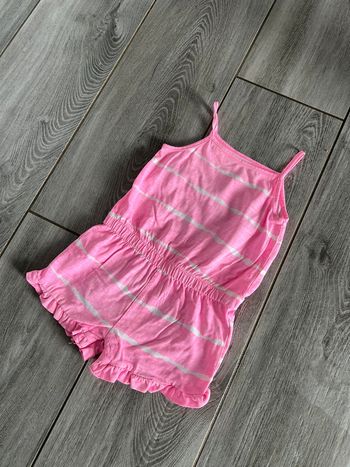 Combishort à rayure rose 24 moisGemo