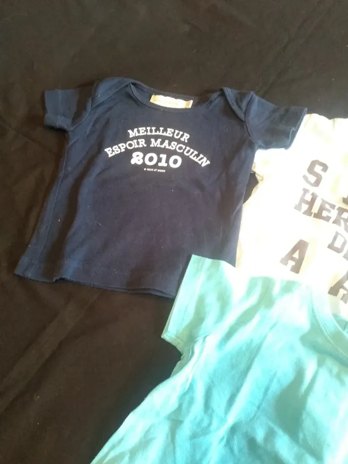Lot de 4 Tee Shirt Garçons 6 Mois - photo numéro 6