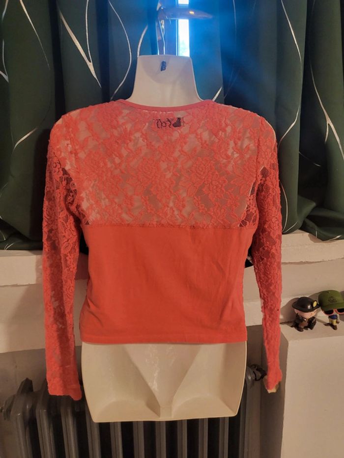 Haut femme à dentelle hollister femme taille l - photo numéro 2