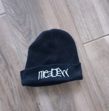 bonnet noir taille unique