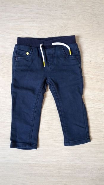 Pantalon Vertbaudet bleu marine 9 mois