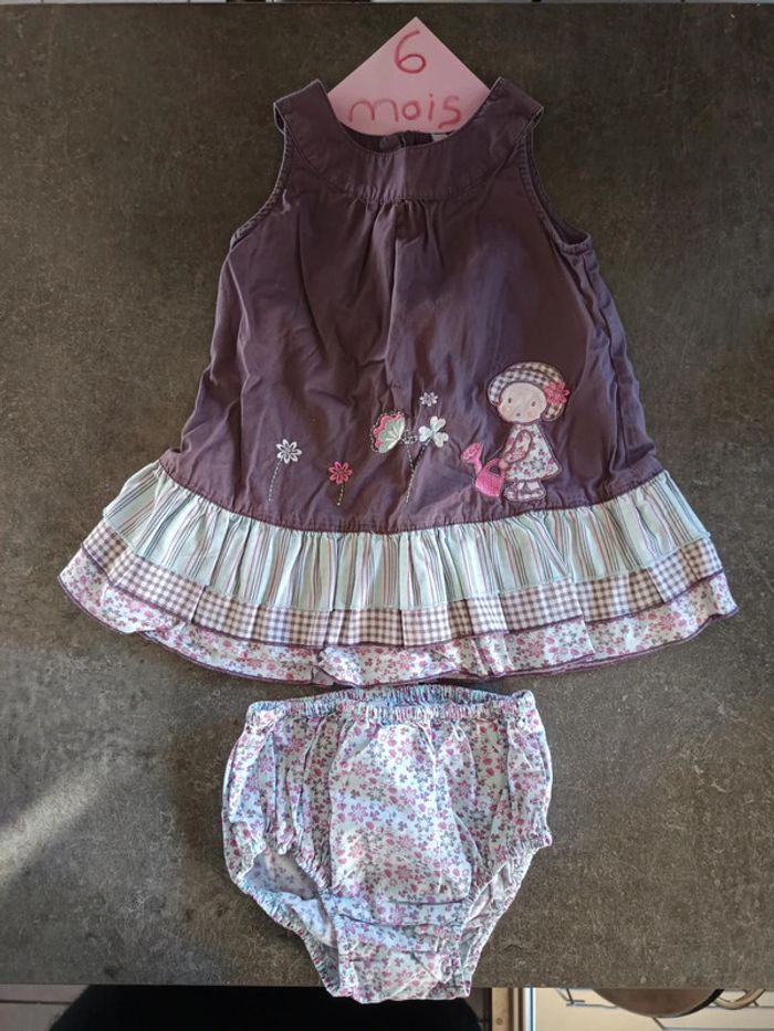 Ensemble robe 6 mois