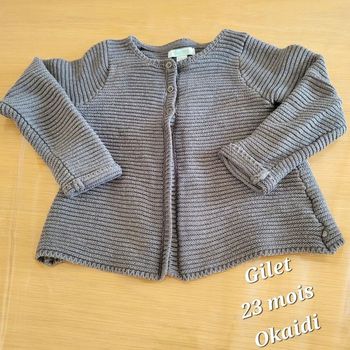 Gilet okaidi 23 mois