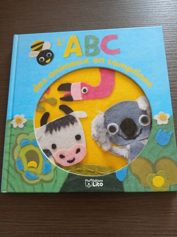 Livre bébé enfant des animaux en comptines