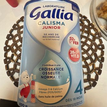 Lait gallia calisma junior 4 âge neuf