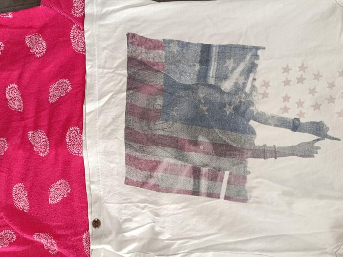 Lot de deux hauts fille manches longues IKKS 10 ans - photo numéro 2