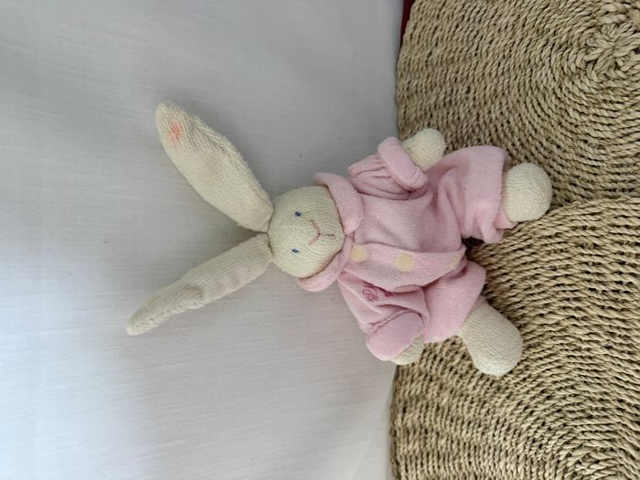 doudou lapin pyjama rose - photo numéro 2