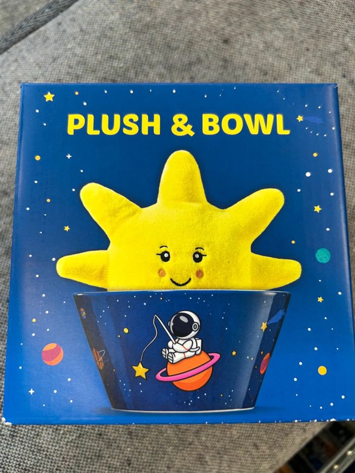 Plush & bowl