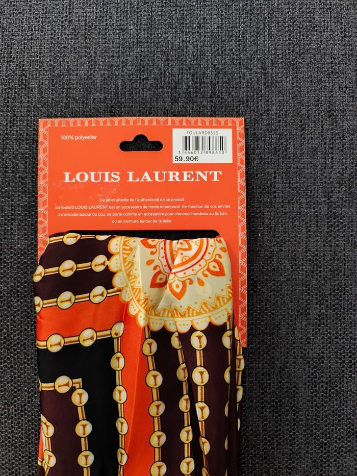 écharpes Louis Laurent  dimensions 90 x 180 cm. - photo numéro 3