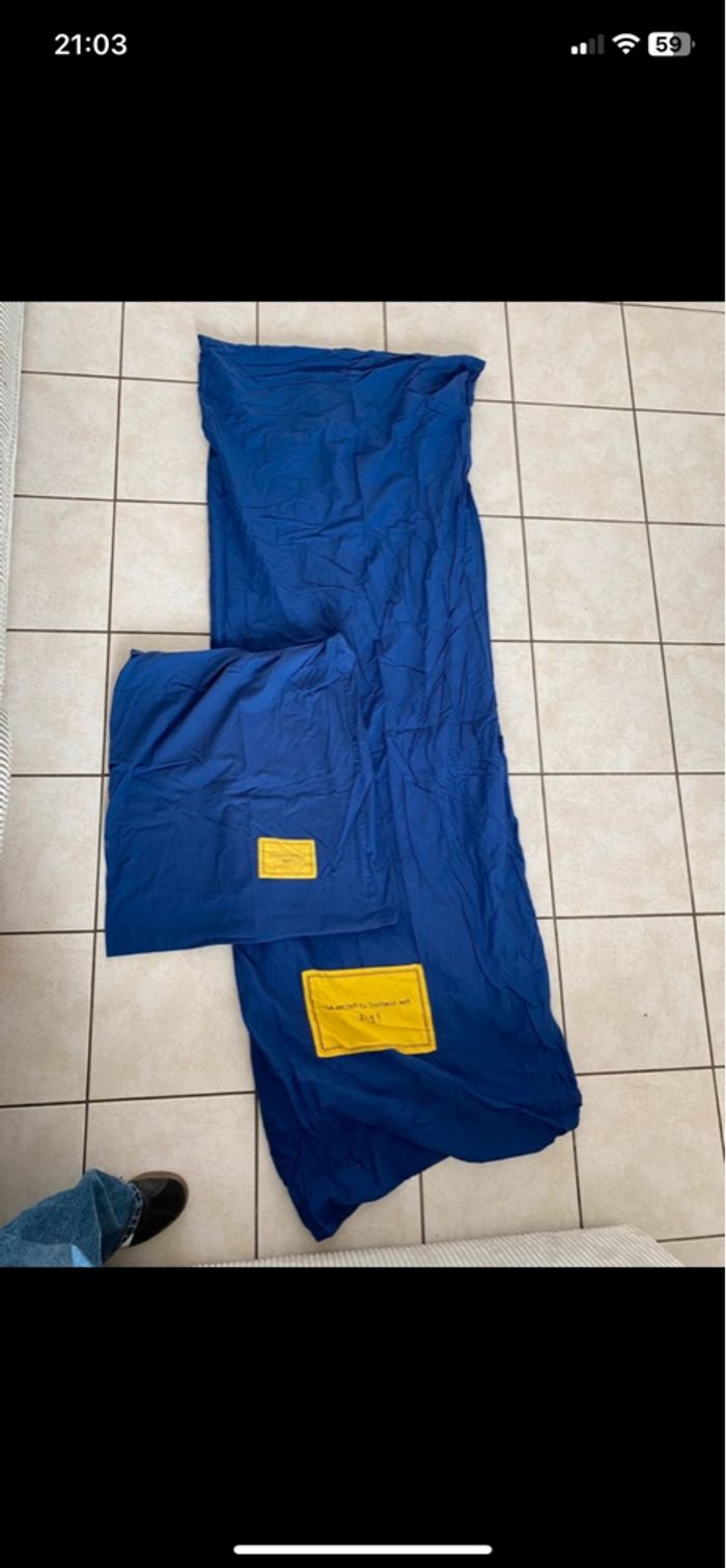 Parure de lit bleu - photo numéro 2