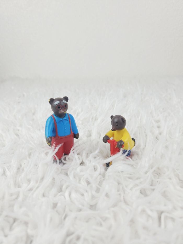 Lot de 2 figurines Petit Ours Brun 🎅