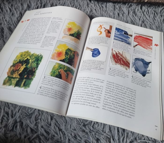 Lot 2 livres pour apprendre l'aquarelle - photo numéro 6
