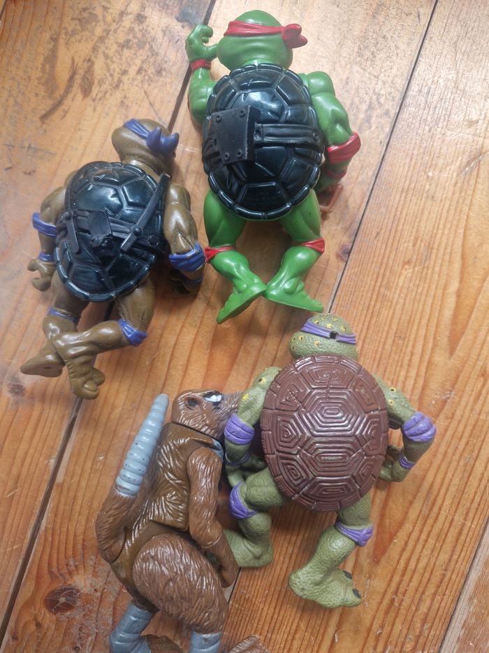 Lot de 4 figurines tortues ninja - photo numéro 3