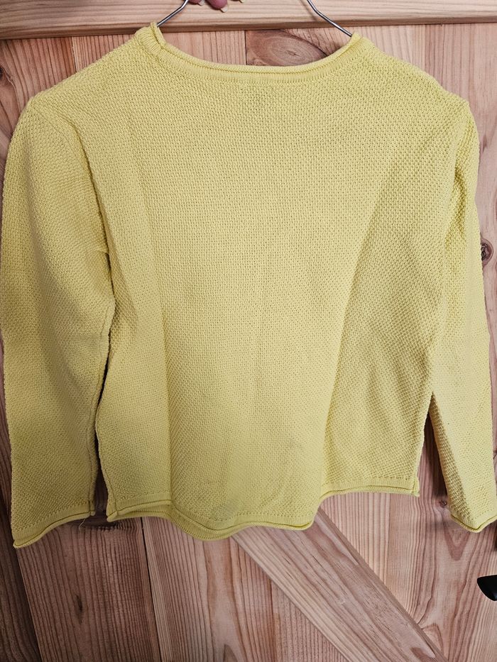 Pull garçon jaune 10 ans - photo numéro 4