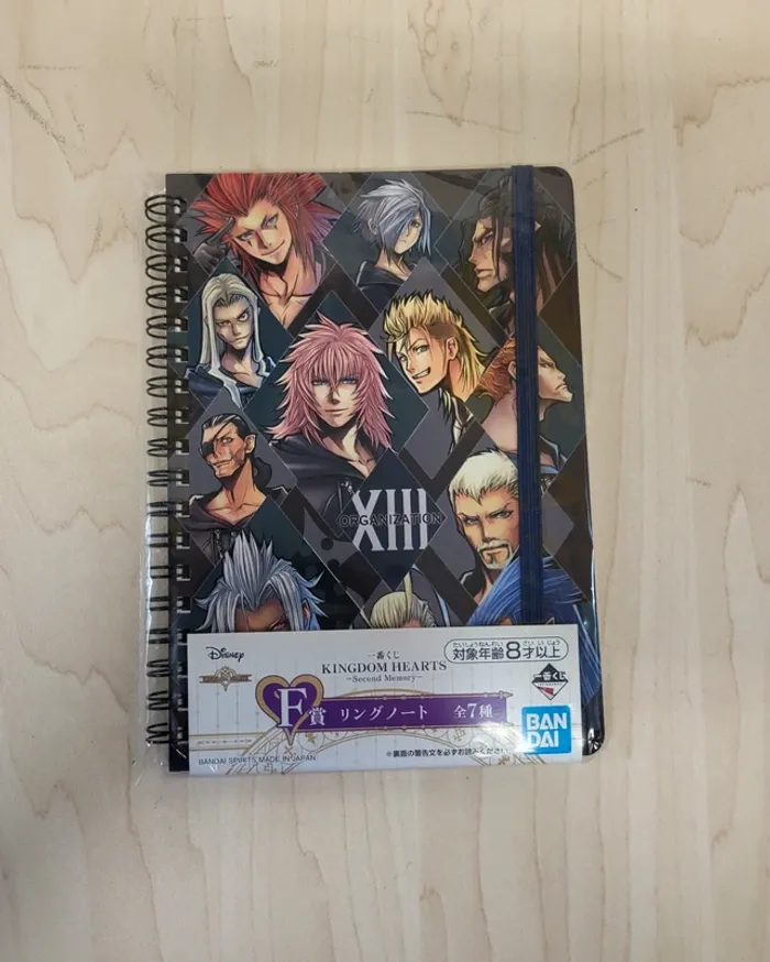 Carnet à spirales Kingdom hearts Ichibankuji
