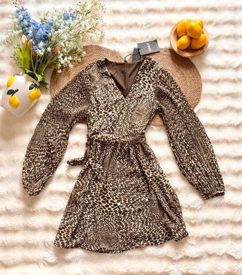 Robe léopard Only taille S