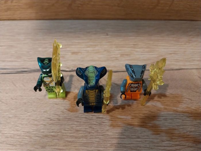 Figurines type lego 3 serpents Ninjago - photo numéro 5