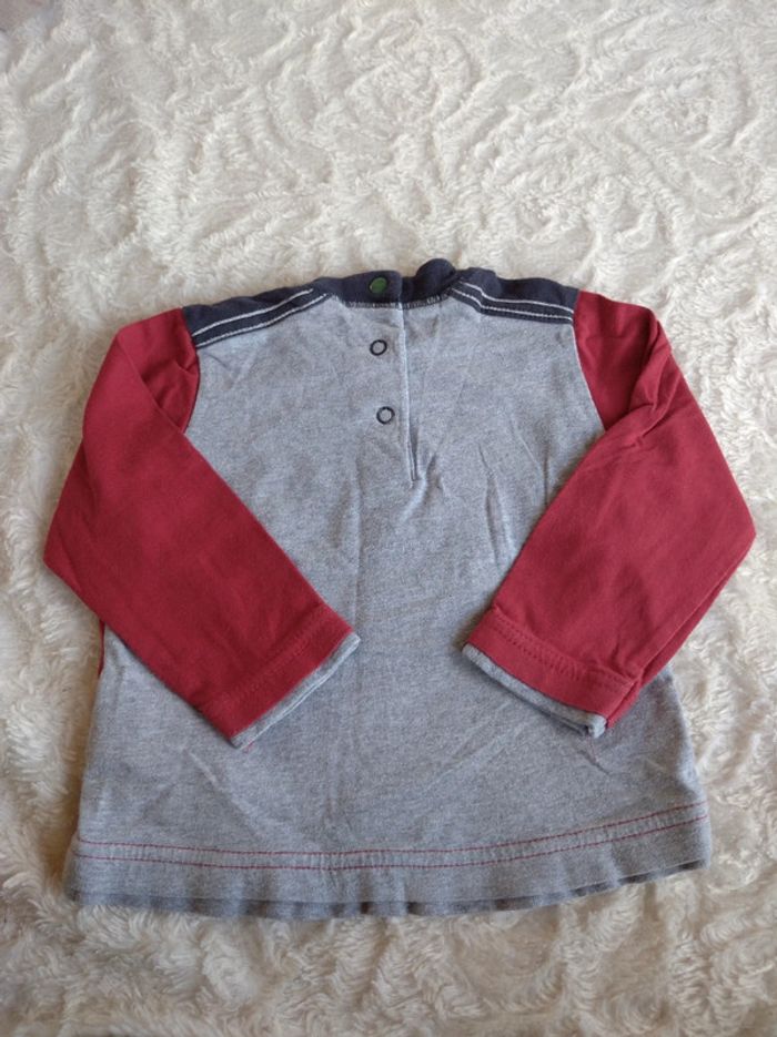 Tee shirt chemise manches longues Garçon 12 mois Builder team My Chicco 100% coton - photo numéro 8