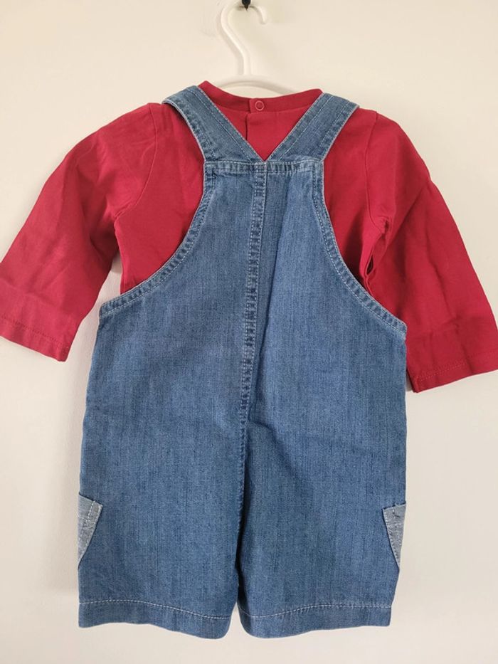 Ensemble tshirt et salopette - photo numéro 2