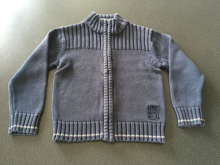 Gilet marine Tex 4/5 ans