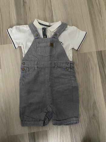 Ensemble, salopette et polo