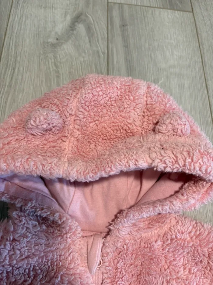 Veste moumoute 9mois fille - photo numéro 3