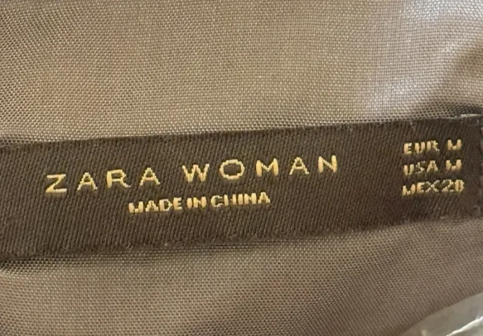 Robe ZARA 100% soie – Taille M – Marron chocolat - photo numéro 5