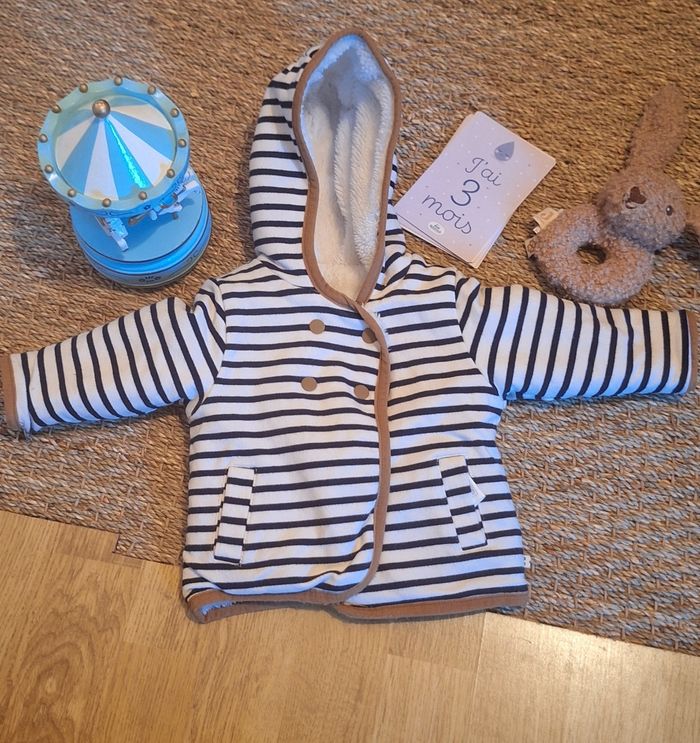 Gilet réversible chaud 3 mois - photo numéro 3