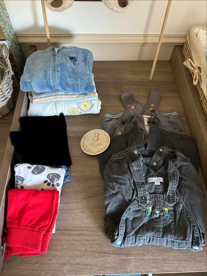 Lot vêtement bébé garçon 3 mois
