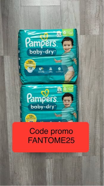 Pampers taille 6