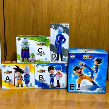 Dragon Ball Daima Set Complet 5 Figurines Goku, Shin, Vegeta, Piccolo, Glorio Ichiban Kuji Bandai