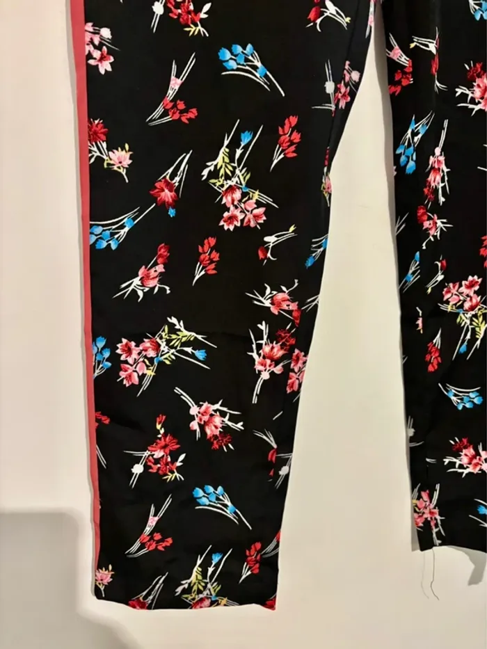 Pantalon fleuri Anna Karel - Taille 38 - photo numéro 3