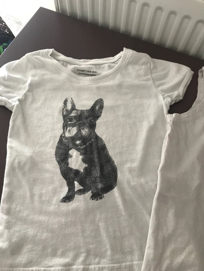 Lot 2 tee shirts comptoir des cotonniers 8 ans - photo numéro 5