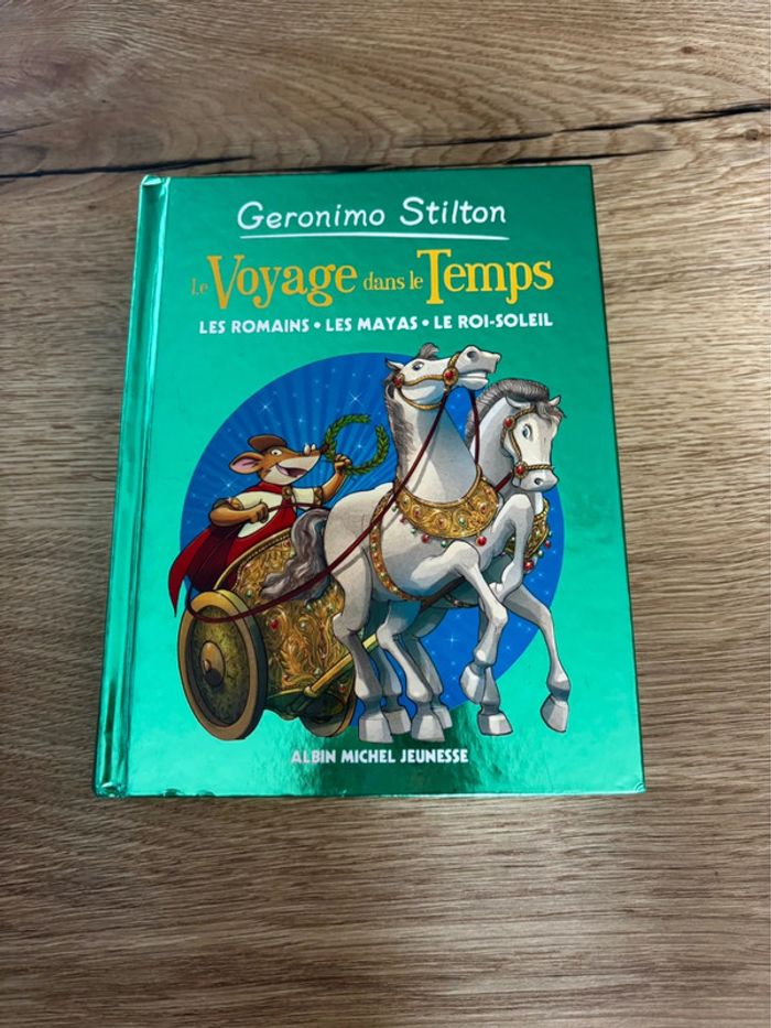 Livre Geronimo Stilton Hors Collection : Le Voyage dans le temps pour Enfants